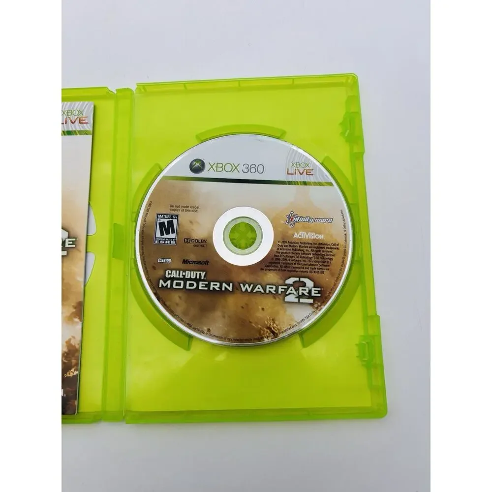Call of Duty: Modern Warfare 2 MW2 Microsoft Xbox 360 CIB Tested Works Complete